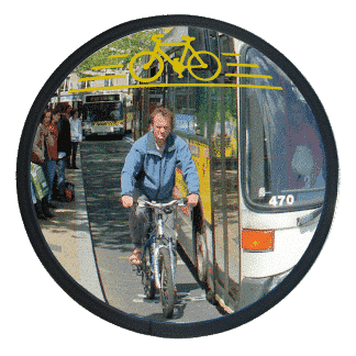 Espejos para la seguridad de los ciclistas CYCLOMIR®